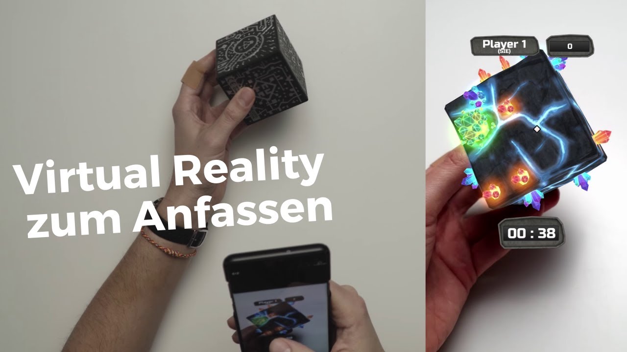 Virtual und Augmented Reality greifbar machen! Merge Cube Unboxing und erster Eindruck