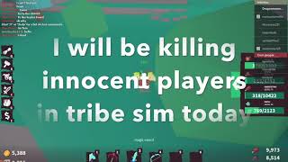 Committing Mass Genocide on Peaceful Players (tribe sim gameplay)