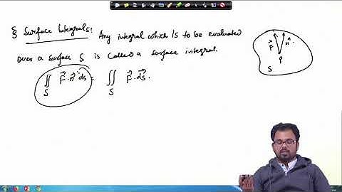 Lecture 54 : Surface integral