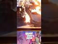 TRANSFORMATION OF CAR EXPLOSIONS IN GTA #gta #grandtheftauto #rockstargames #shorts #gta6