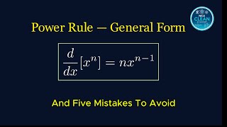 Power Rule β And the 5 Mistakes You MUST Avoid π«. Derivative Rules, Part 2.