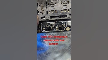 Oppo a12 charging ic remove with one jumper esy solutions #oppp #repair smartphone