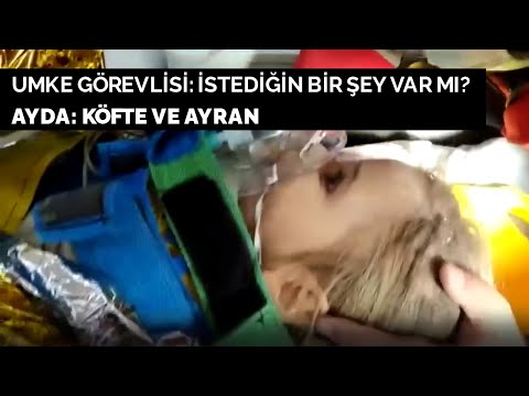 Mucize bebek Ayda, ambulansta köfte ve ayran istedi