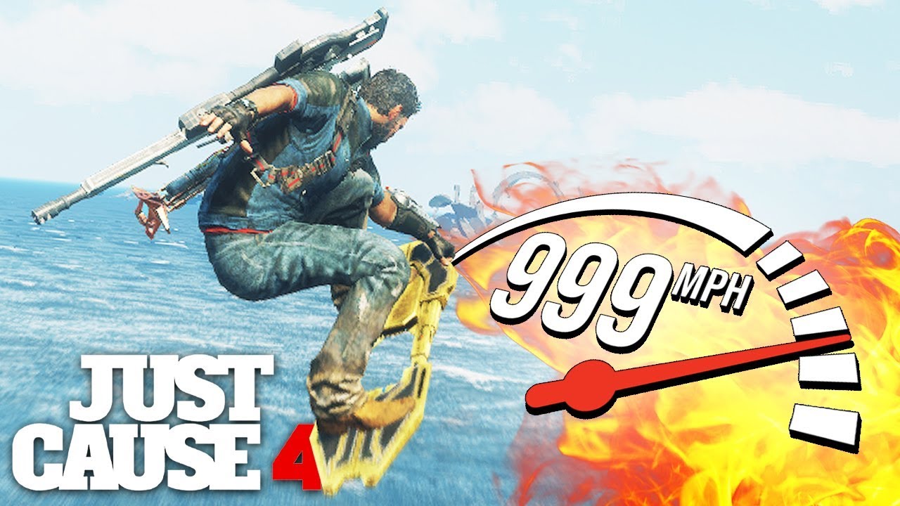 Just Cause 4 - INSANE HOVERBOARD SPEED MOD!