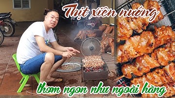 Thịt nướng mắc khén, hành khô thơm ngon như ngoài hàng | Trúc xanh TV