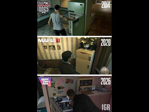 GTA 6 VS Mafia 2 VS Sleeping Dogs - Fridge Comparison