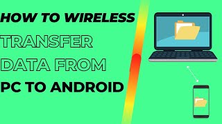 how to wirelessly transfer files from pc to android using python | #Python #shorts