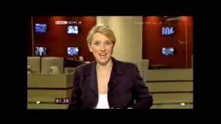 BBC News 24 (Overnight) with Martine Croxall (Friday 26th October 2001)