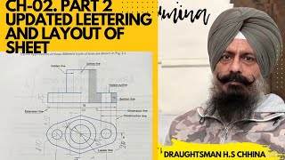 CH-2 UPDATED (Part-2) Line Lettering & Layout of Sheet | Types of Lines Explained | Engineering DWG.