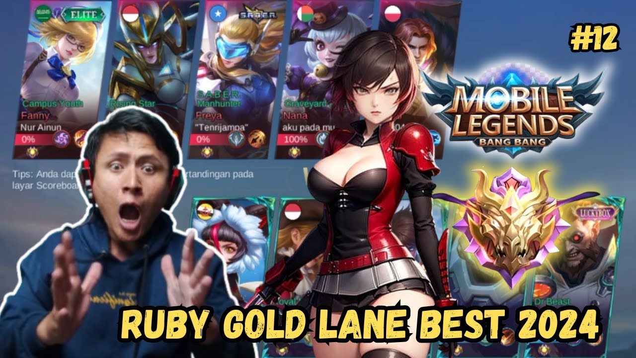 RUBY BEST BUILD 2024 PERTAMA KALI GUA MAIN NIH | Mobile Legends Indonesia