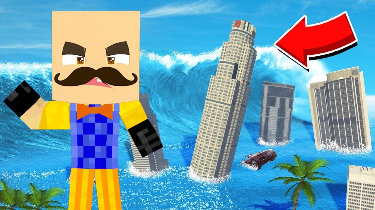 ცუნამმა ქალაქს გადაუარა! GTA 5 ქართულად