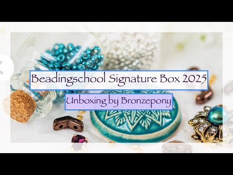 Beadingschool Signature Box 2025 Curated by Erika - YouTube