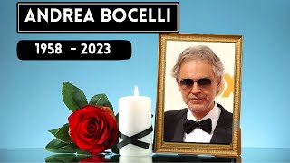 2 hours ago: Falling from stage - Goodbye to blind singer Andrea Bocelli.