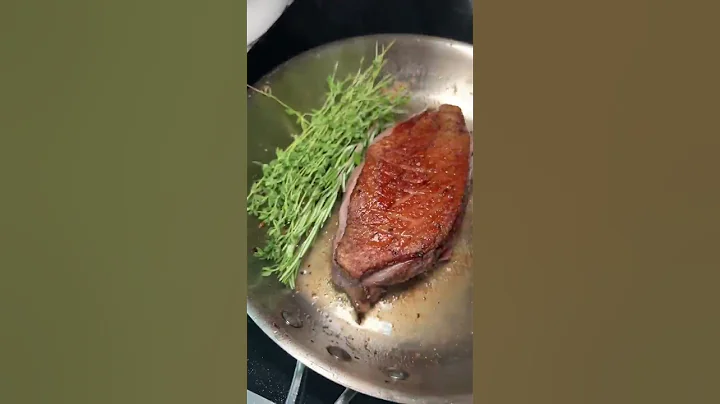 My second attempt at cooking duck breast