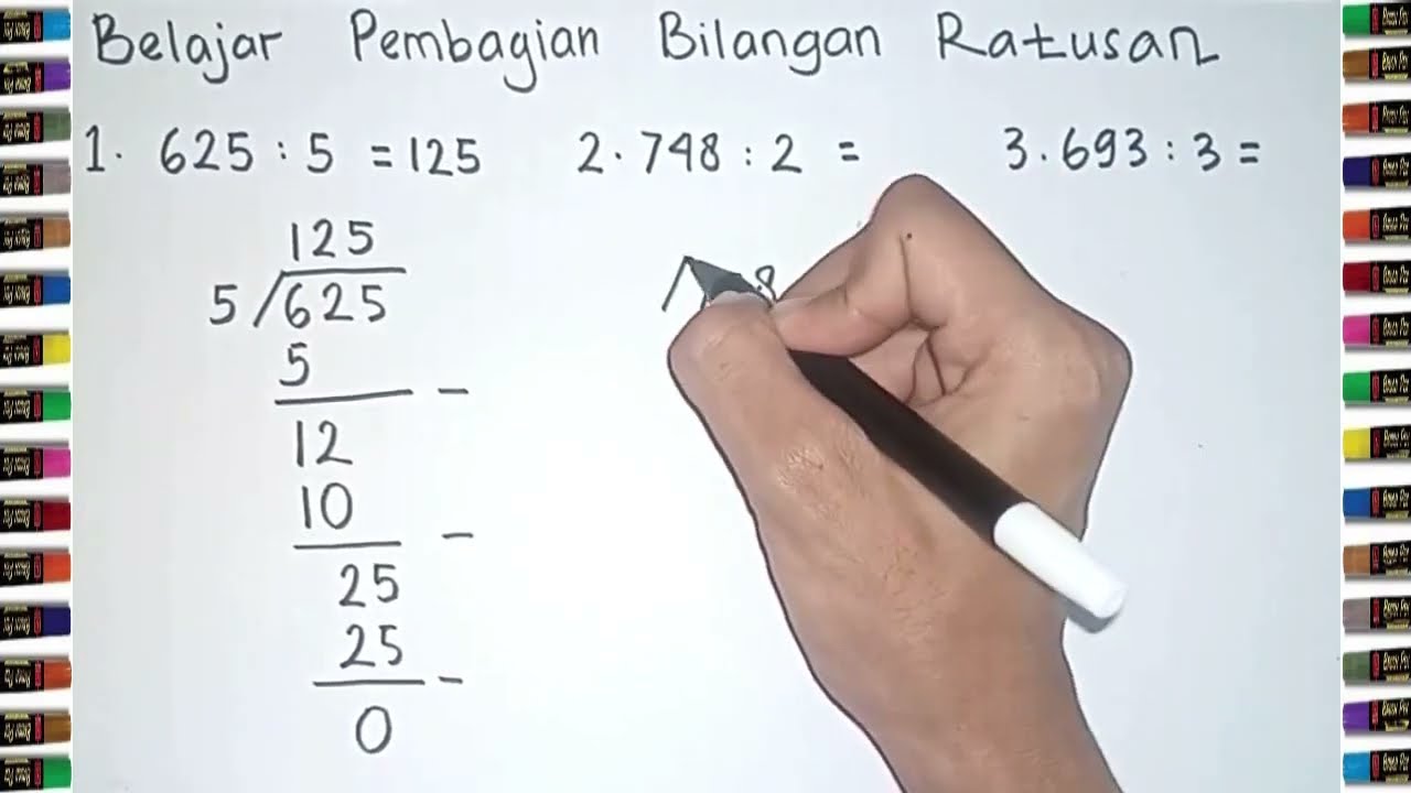 Belajar Matematika SD tentang Pembagian Bilangan Ratusan