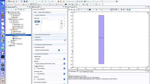 Solid mechanics simulation in COMSOL Multiphysics