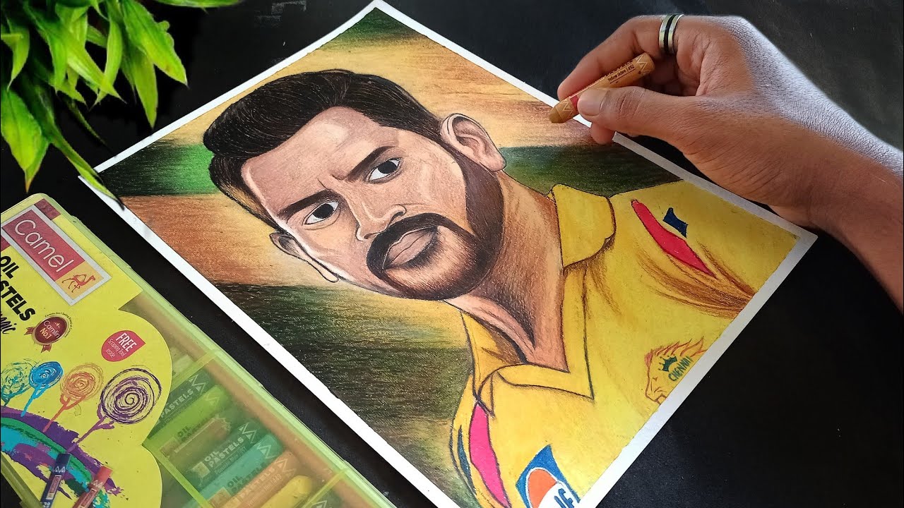 Top more than 157 ms dhoni colour sketch best