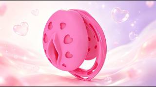 MChastity - Flat Soft Silicone Crossdresser In Chastity Cage