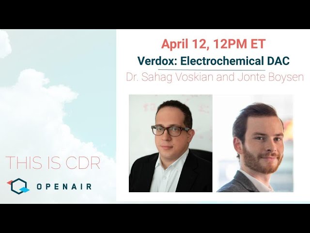 This Is CDR Ep. 30: Verdox's Electrochemical DAC - with Dr. Sahag Voskian and Jonte Boysen episode artwork