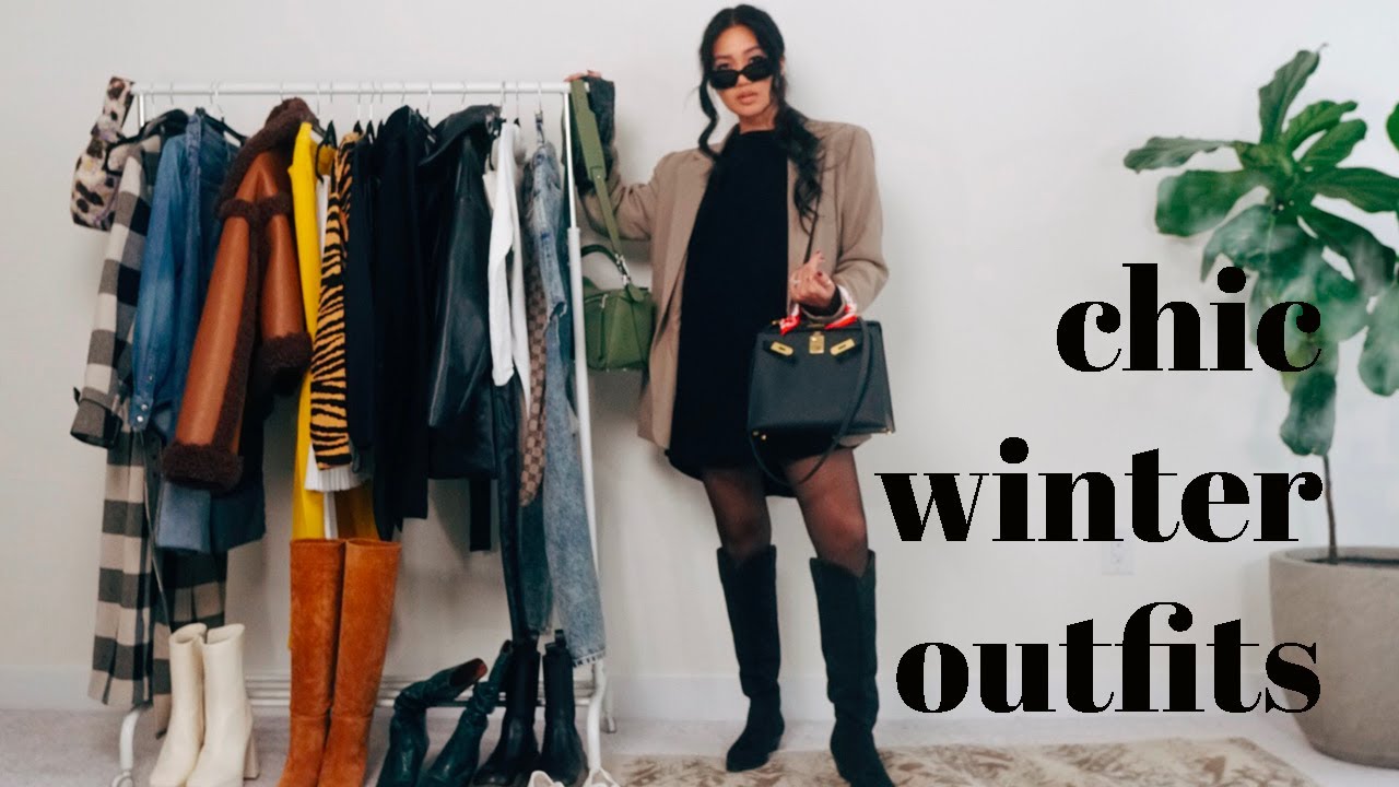 CHIC WINTER OUTFITS  LOOK BOOK AND TRY ON 2022 