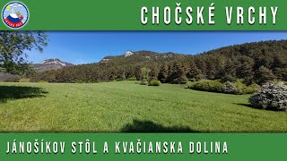 Jánošíkov stôl a Kvačianska dolina z Prosieka / Chočské vrchy - 5.5.2024