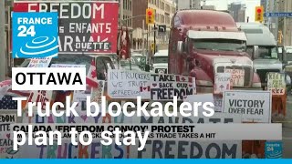 Ottawa's truck blockaders plan to stay despite lifting of restrictions • FRANCE 24 English