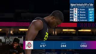 Linebackers Run the 40-Yard Dash at 2026 NFL Combine - REACTION