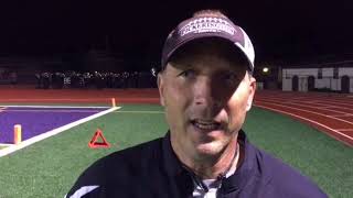 Pickerington North football coach Tom Phillips discusses his team's 31-0 shutout of Reynoldsburg.