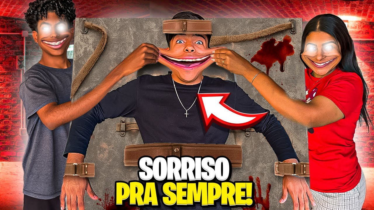 A MALDIÇÃO DO SORRISO PARA SEMPRE?😨 *sorrindo sem parar