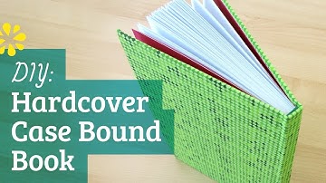DIY Hardcover Book | Case Bookbinding Tutorial | Sea Lemon