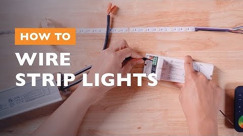 How To Wire LED Strip Lights