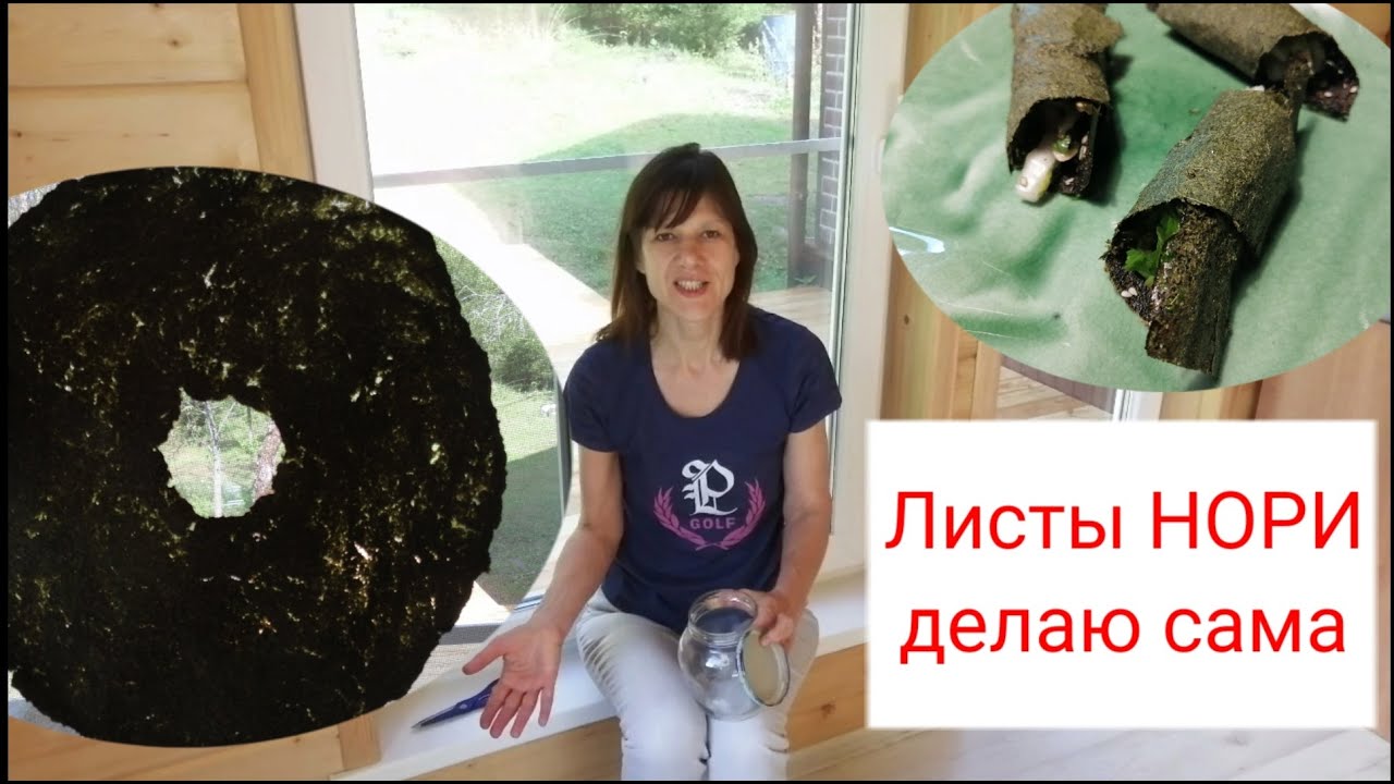 #137 Как приготовить листы нори и чипсы из обычной травы - YouTube