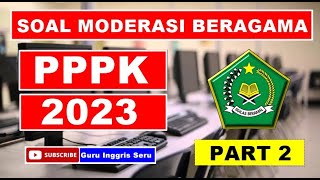 TERBARU ! Contoh Soal Moderasi Beragama | PPPK Teknis | PPPK Kemenag 2023 #soalmoderasiberagama