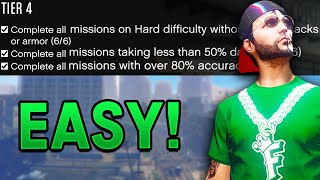 Celebrity EASIEST Way To Complete Contact Missions Career Challenges (Tier 1 - Tier 4 Guide) | GTA Online Wealth