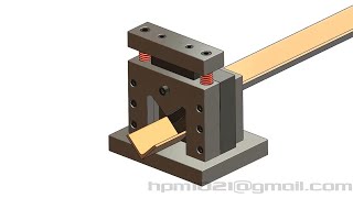 L Angle Steel Cutting Die design - Khuôn cắt thép góc