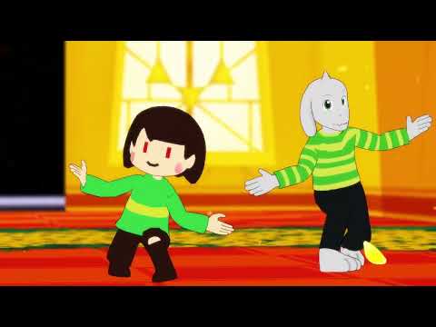 [Undertale MMD] 独りんぼエンヴィー [Chara&Asriel]