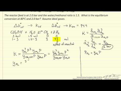 Gas-Phase Equilibrium Conversion Part 2