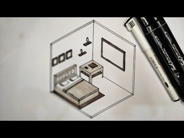 Isometric Drawing Interior Design