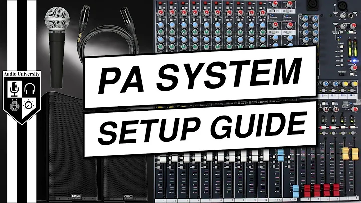 How To Set Up A Sound System For A Live Event [PA System Setup Tutorial] - DayDayNews