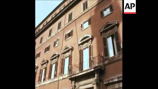 Synd 7 2 70 ITALIAN PRIME MINISTER RUMOR RESIGNS