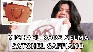 MICHAEL KORS SELMA MEDIUM SATCHEL SAFFIANO/ REVIEW screenshot 3