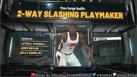 NBA 2K1 MyPlayer Build 2-Way Slashing Playmaker SF 53 Badges Kawhi Leonard Type