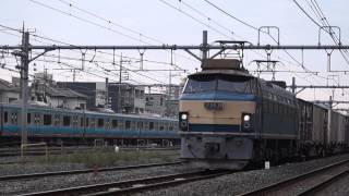 20141024 ３０８５ㇾ　ＥＦ６６－２１（吹）牽引貨物列車