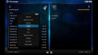 HOW-TO:Use the File Manager to access xbmc.log