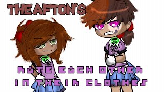 || Afton's rate each other in their clothes || fnaf || l