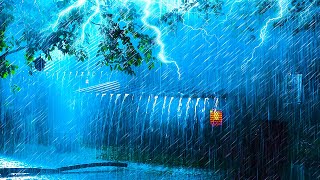 Drift off to Sleep with Torrential Rain & Powerful Thunder on a Farm's Tin Roof on a Stormy Night