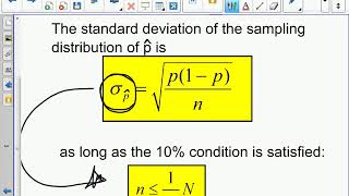 Famous AP Stats - 7.2 - Sample Proportions Wealth