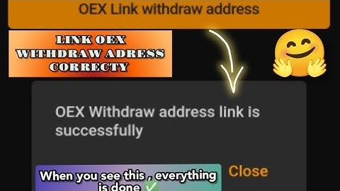 LINK #OEX WITHDRAW ADRESS ON SATOSHI APP( Explained in Kirundi)