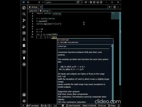 Coding Beautiful Spiral Geometric Art in Python! 💻✨ #shorts #python