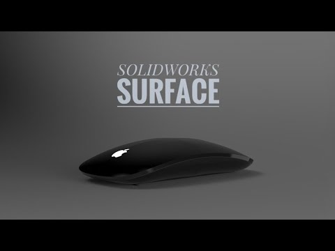 Video SOLIDWORKS | Bài 8: Surface - Vẽ chuột Apple Magic - youtube
